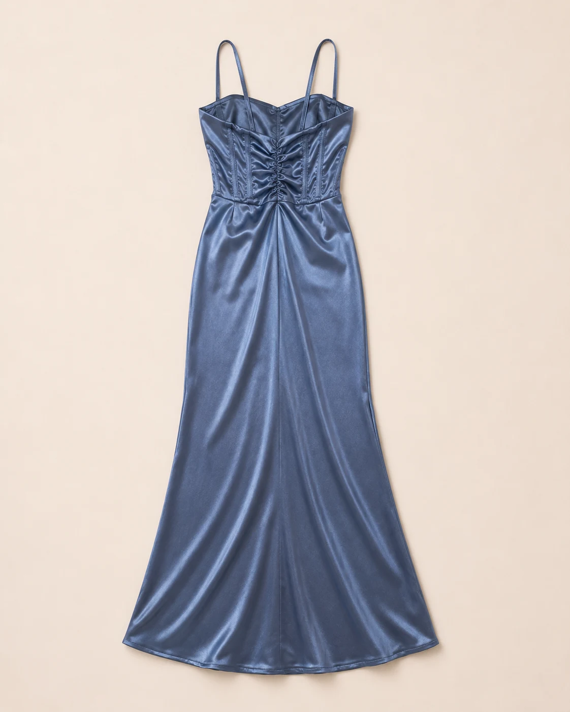 vestido satín blue hour — Confetty Chic, boutique en Lerma